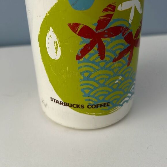 Starbucks Metal Water Bottle Goddess Abstract 2008 - Picture 2 of 6